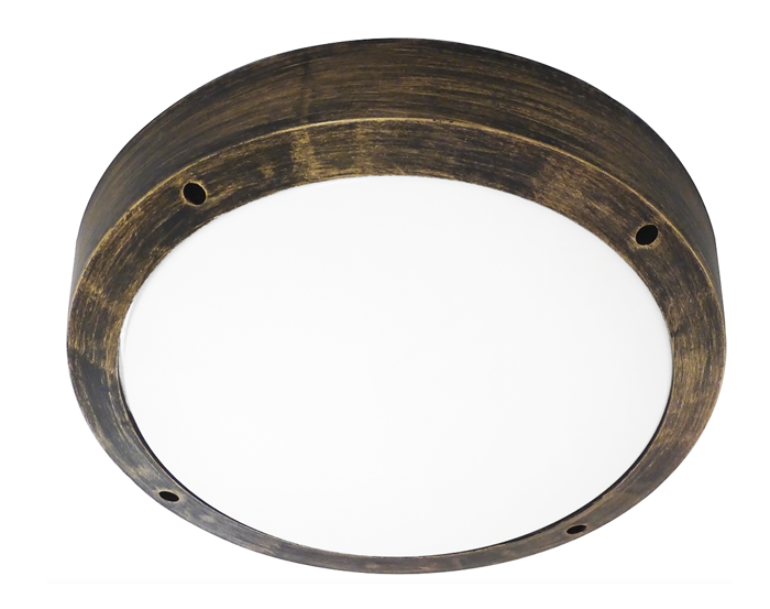 Heronia Aplika Toixou/Orofis Plafon Exoterikou Xorou Plastiko SLP-40A Bronze 2/E27 18X8cm 13-0089